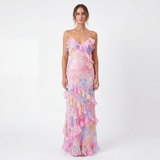 Viora Halter Wave Dress