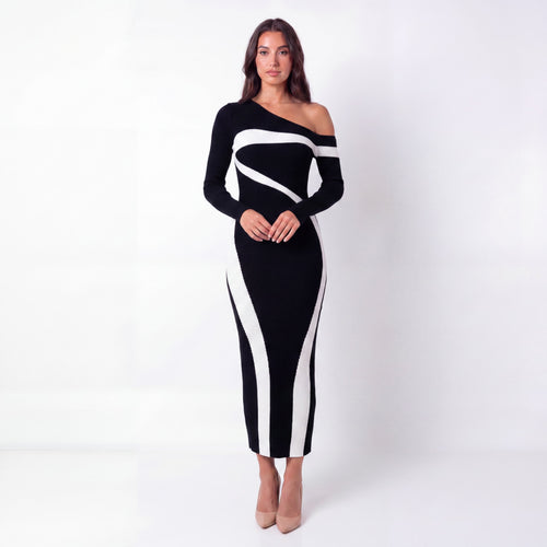 Black And White Dress