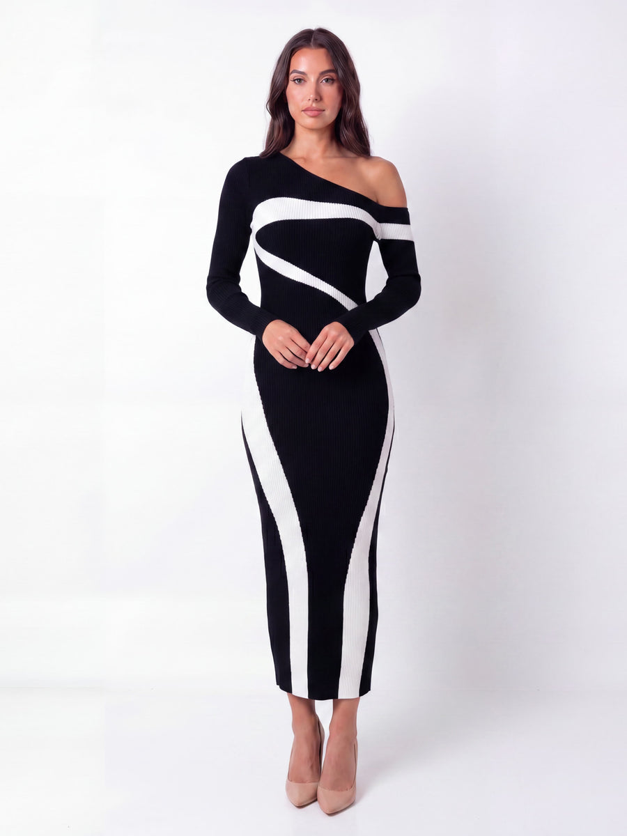 Black And White Dress
