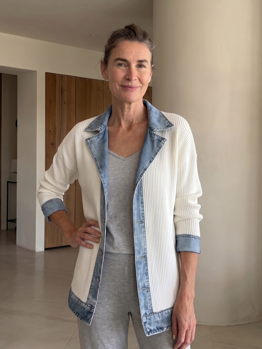 Chaqueta Denim Patchwork Viora