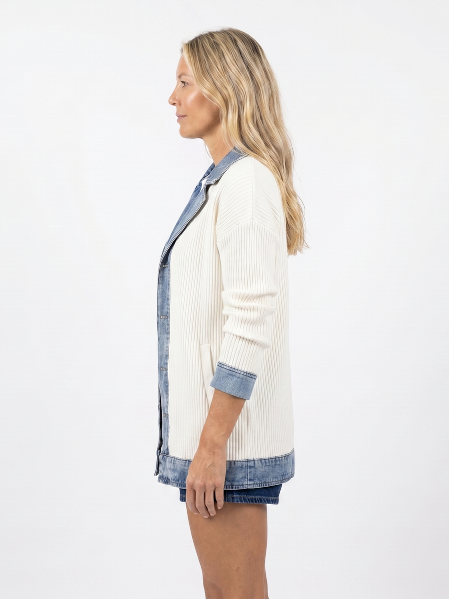 Chaqueta Denim Patchwork Viora