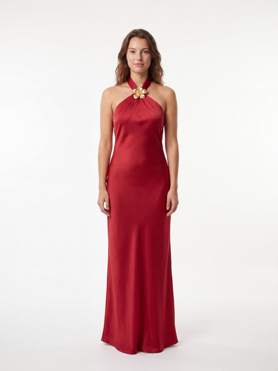 Vestido Satén Valentina