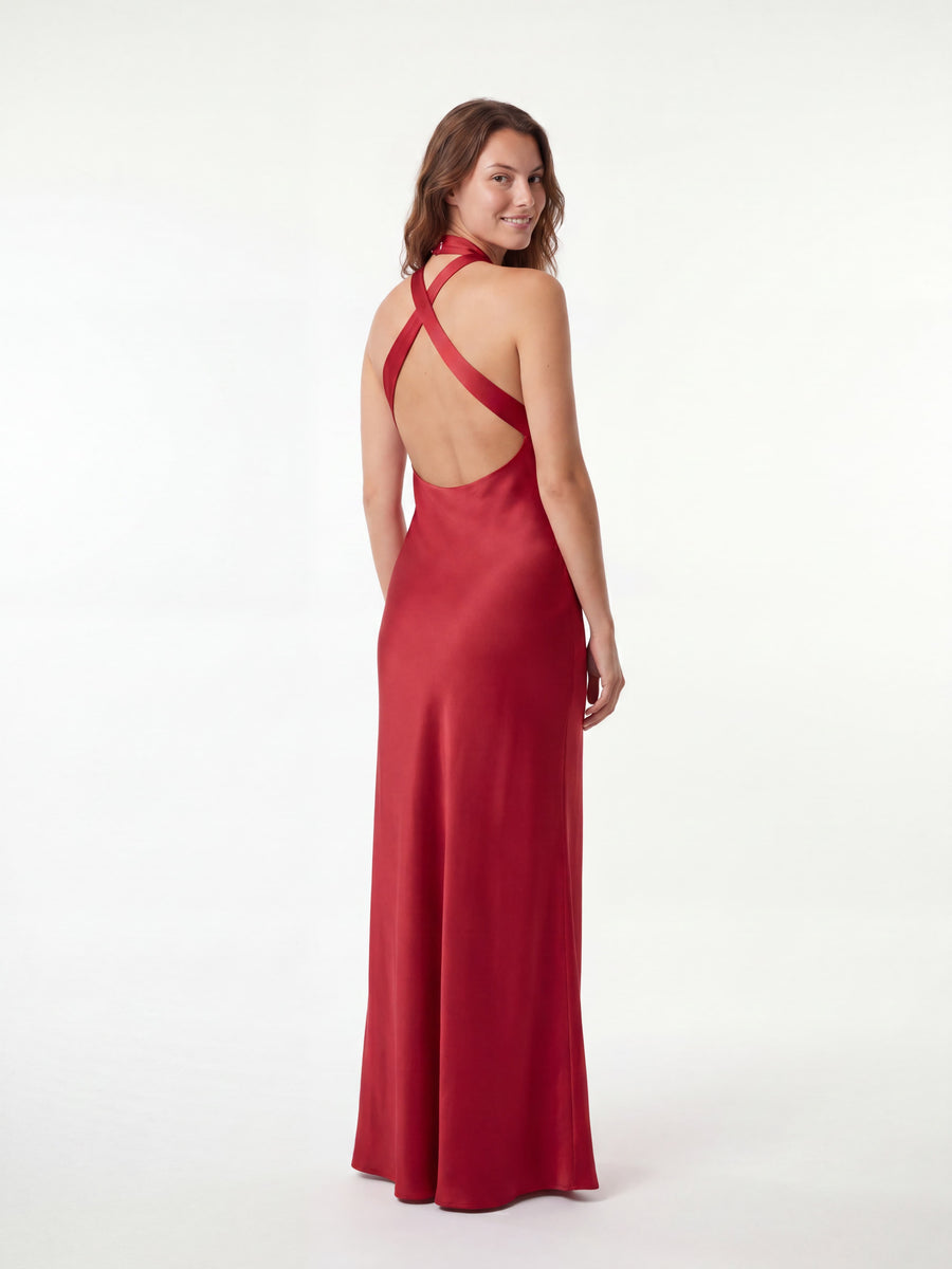 Vestido Satén Valentina